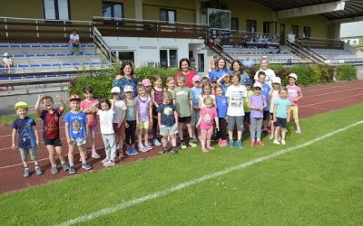 Abschlusstraining der Jüngsten Leichtathleten am 05.07.2021