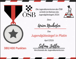 Platin Schachgütesiegel