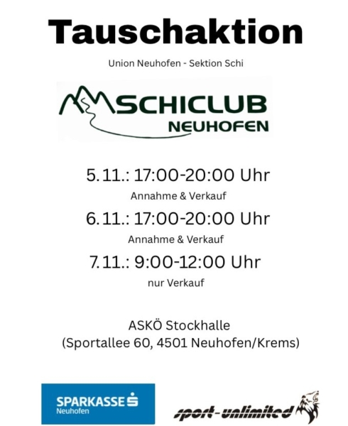 Tauschaktion Schi