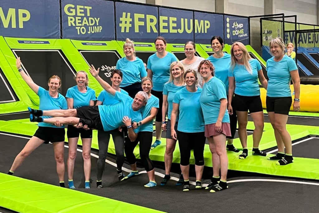 Turnabschluss JUMP DOME Trainerteam